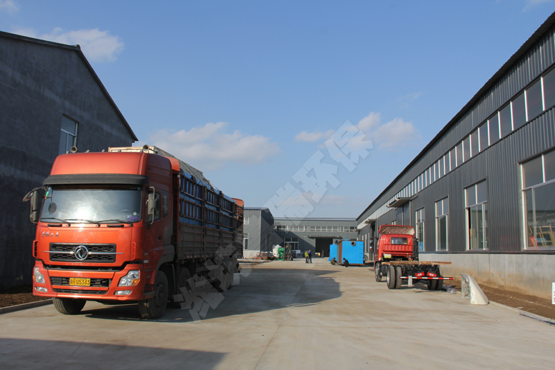 地埋式污水處理設備廠區一角